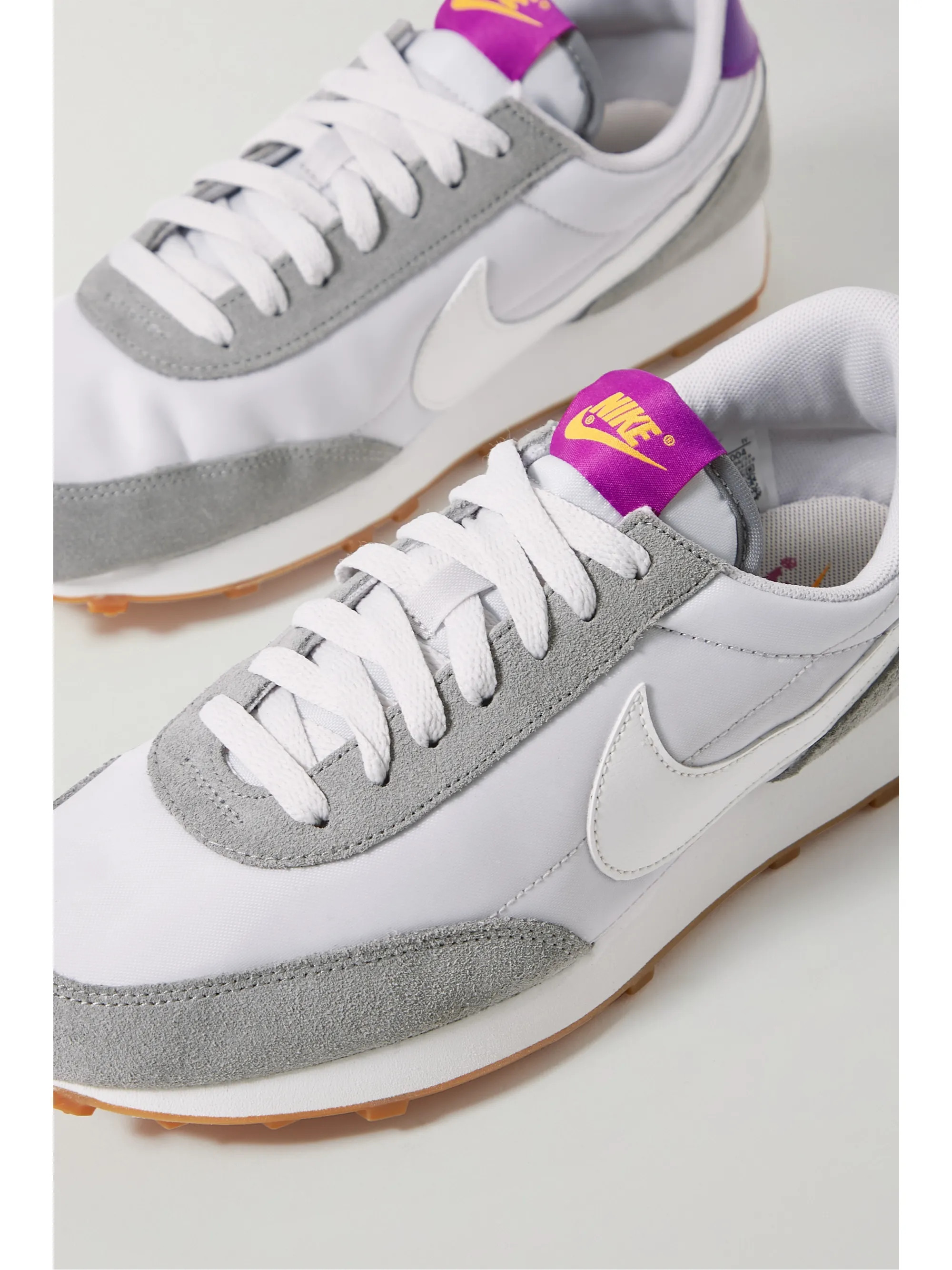 NikeDaybreak shell, suede and leather sneakers | NET-A-PORTER (US)