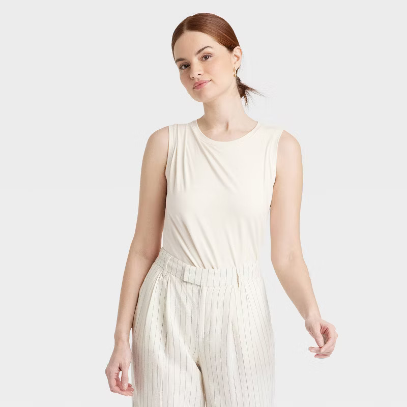 Women's Drape Front Bodysuit - A New Day™ | Target