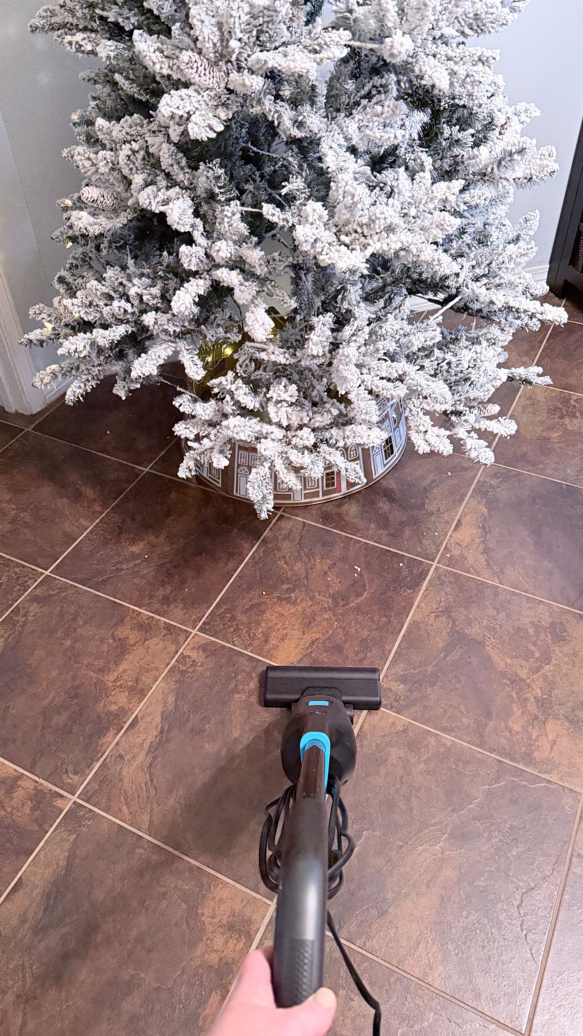 Tis the season for flocked-tree messes 🤣🧹 My Black + Decker stick vacuum saves the day every. single. time.

#LTKHoliday #LTKmomlife #LTKHome