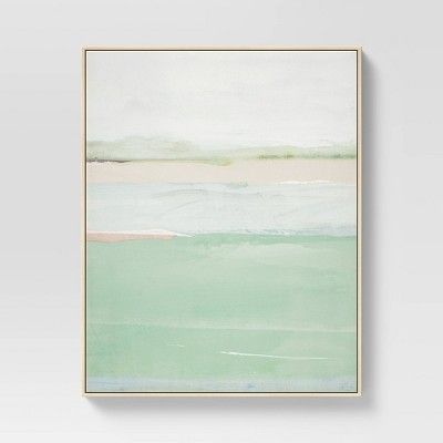 24" x 30" Abstract Framed Wall Art Teal - Project 62™ | Target