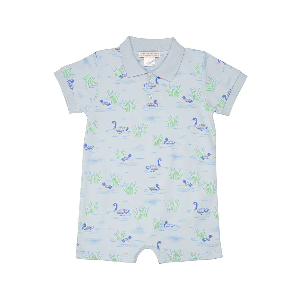 Sir Proper's Romper - Lucky Ducks | The Beaufort Bonnet Company