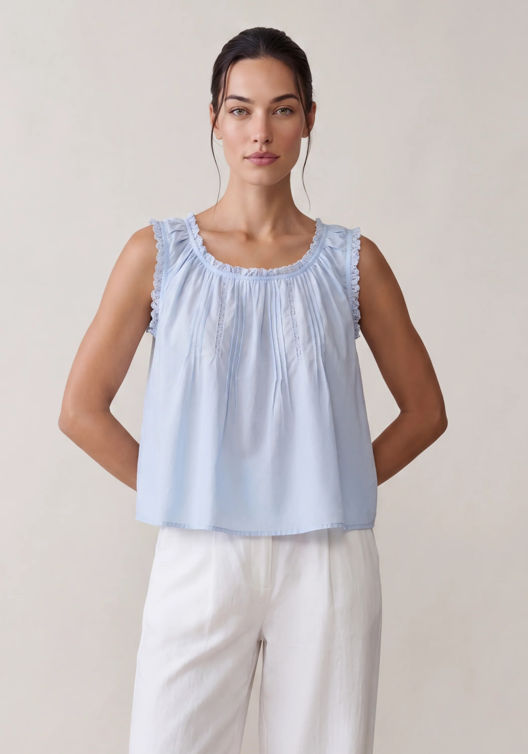 Violetta Cotton Top | Few Moda