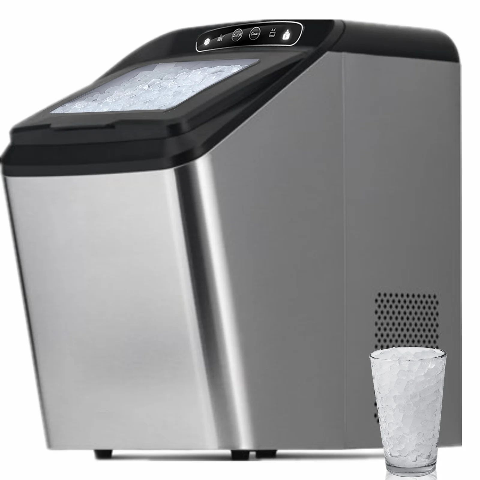 Nugget Ice Maker Countertop, 35Lb Pebble Pellet Ice per Day, 5 Mins Production Time, Auto-Cleanin... | Walmart (US)
