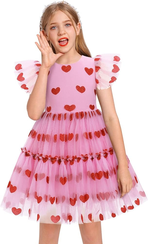 IMEKIS Toddler Kids Girls Confetti Stars Birthday Princess Dress Tulle Boho Cake Smash Photo Shoo... | Amazon (US)