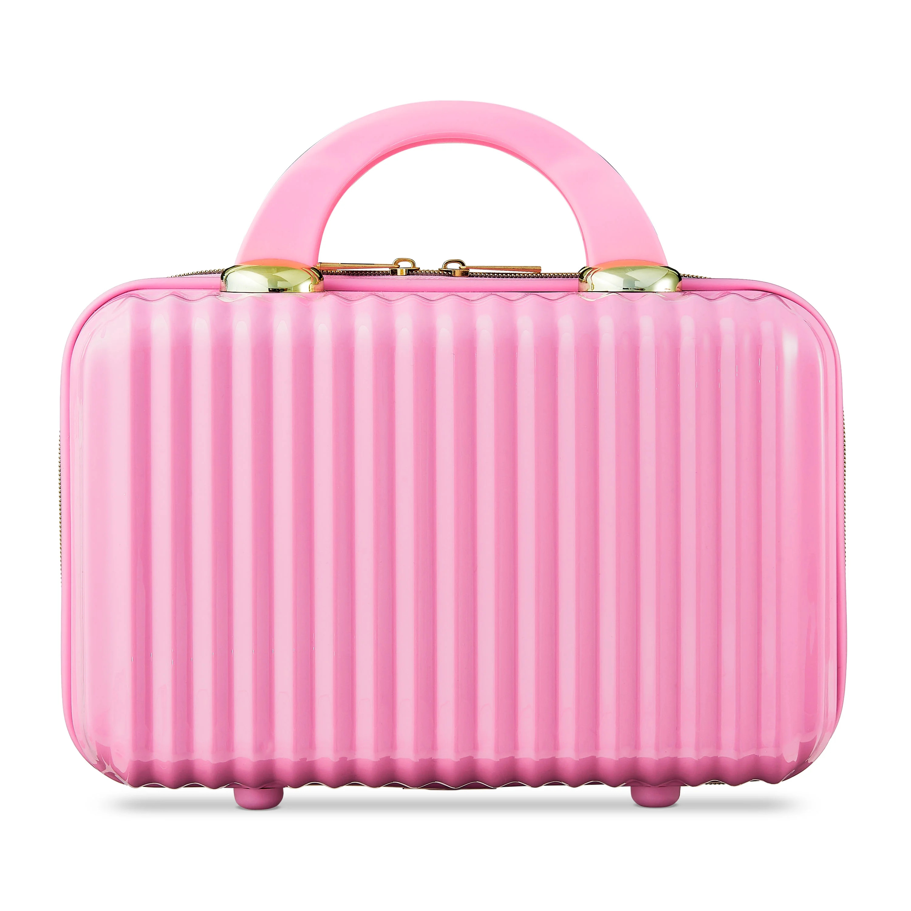 Hard Shell Cosmetic Travel Case, Pink, by Walmart | Walmart (US)