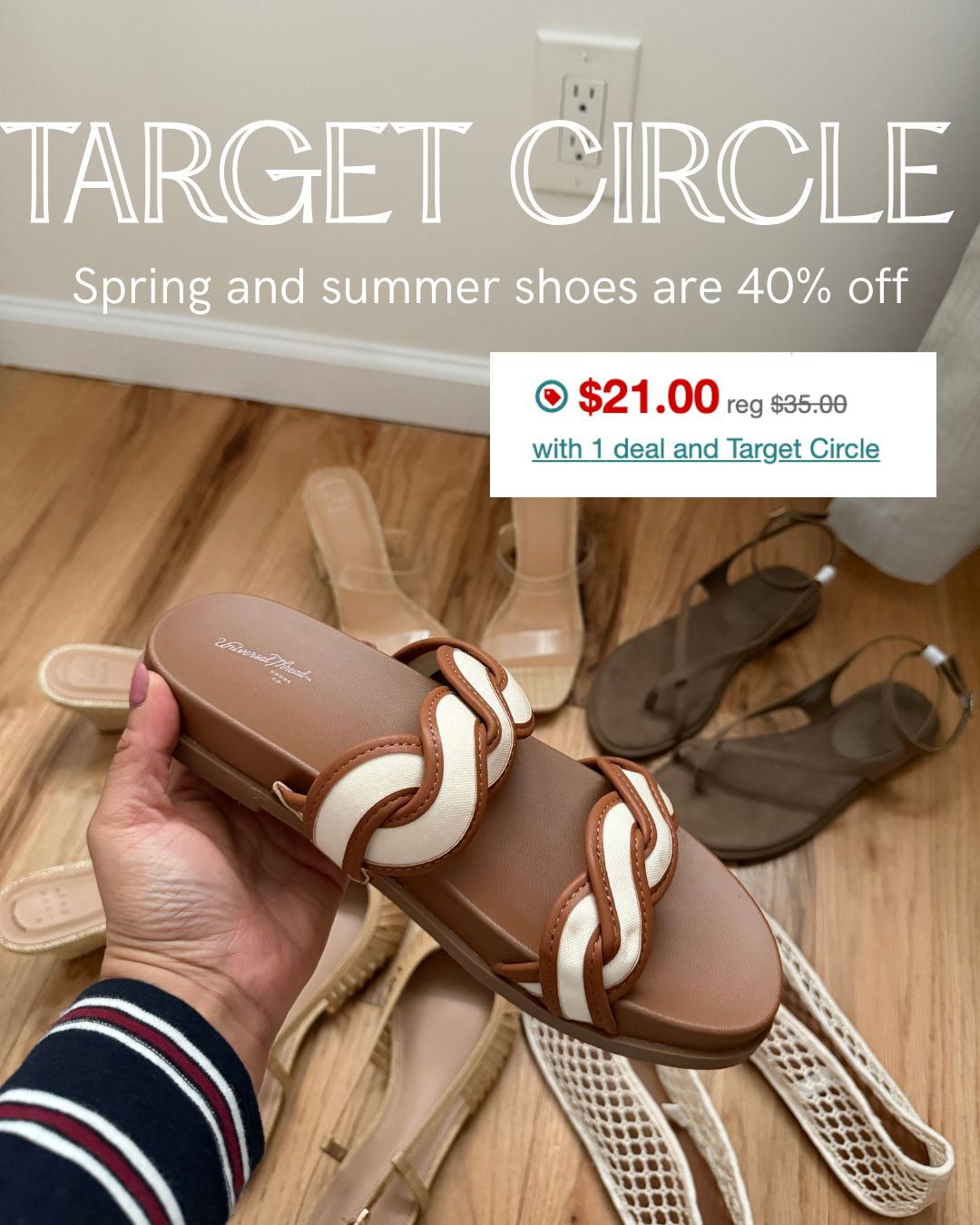 Target circle - spring and summer shoes that are 40% off today only! All are under $30 and they look designer! target deal target sale target must have target finds target fashion 

 #LTKootd #LTKSeasonal #LTKSaleAlert
