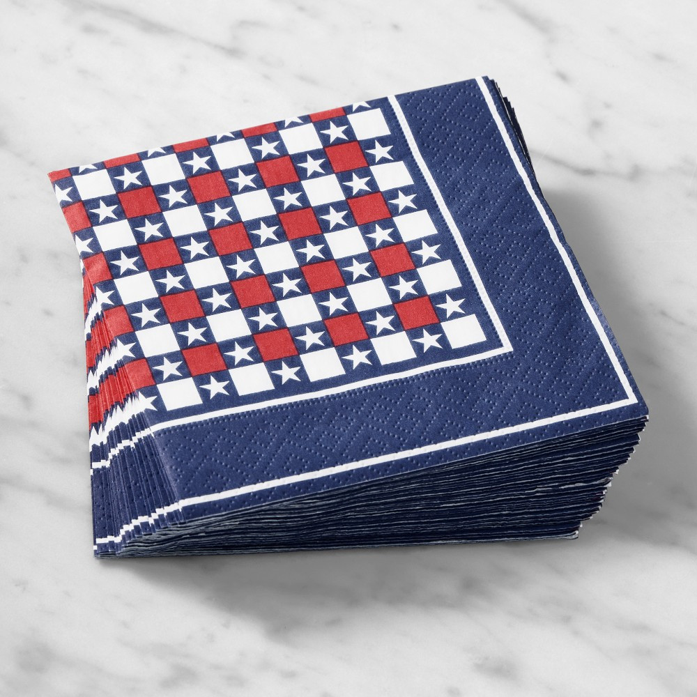 Americana Cocktail Napkins, Set of 20 | Williams-Sonoma
