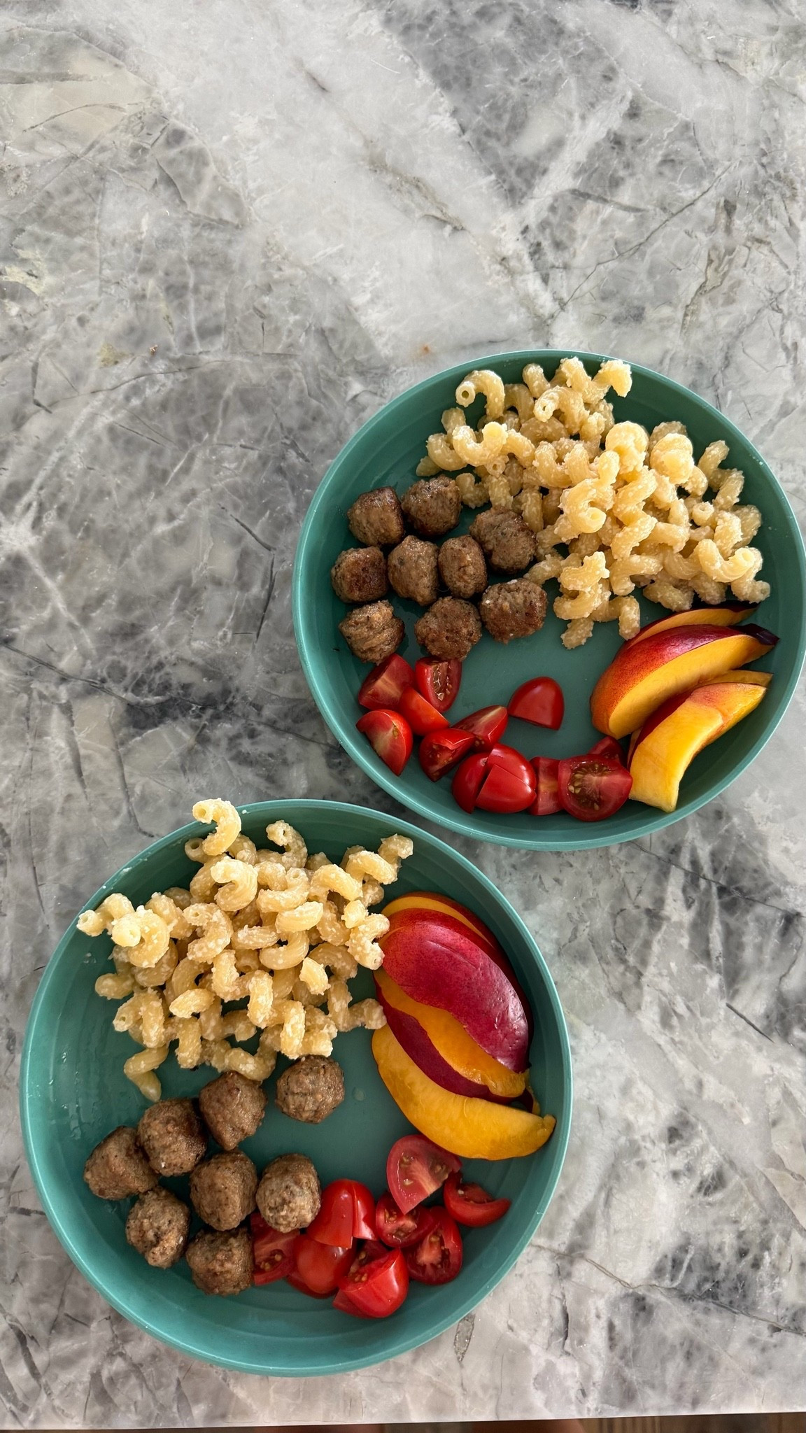 Lunch for my kids - we are ALL obsessed with these meatballs!