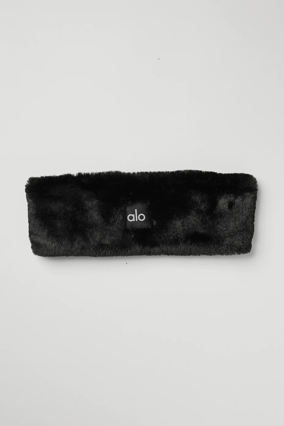 Alo Yoga® | Faux Fur Ear Warmers in Black | Alo Yoga