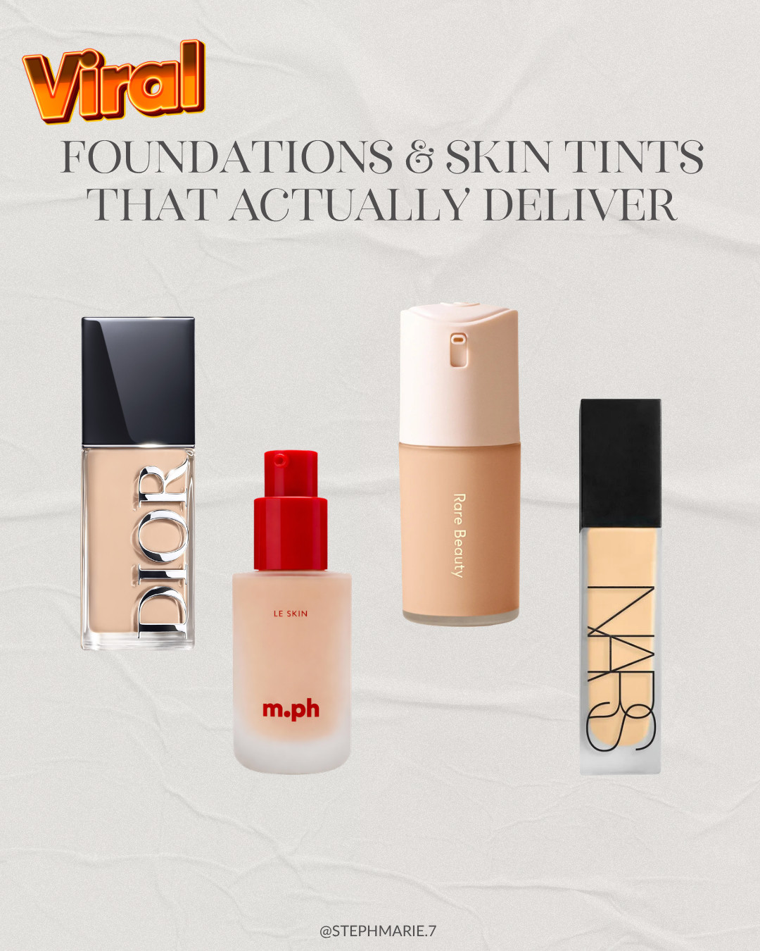 The viral foundations that are ACTUALLY worth trying! I've tested all four of these and they work so well for mature skin! 

 #LTKOver40 #LTKBeauty