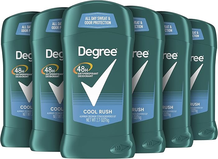 Degree Men Original Antiperspirant Deodorant for Men, Pack of 6, 48-Hour Sweat and Odor Protectio... | Amazon (US)