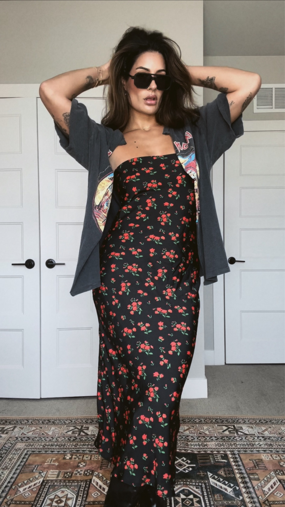 Girly grunge dress vibe - perfect for when you wanna wear a dress but you don’t wanna look too dressed up

#LTKShoeCrush #LTKStyleTip #LTKFindsUnder50
