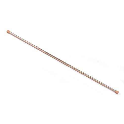 Fantasia Spring Tension Curtain Rod for windows, 18"- 28" adjustable width, 7/16" Diameter - Brass - Tension Mount Telescoping Rod Easy to Install Tool-Free Installation | Amazon (US)