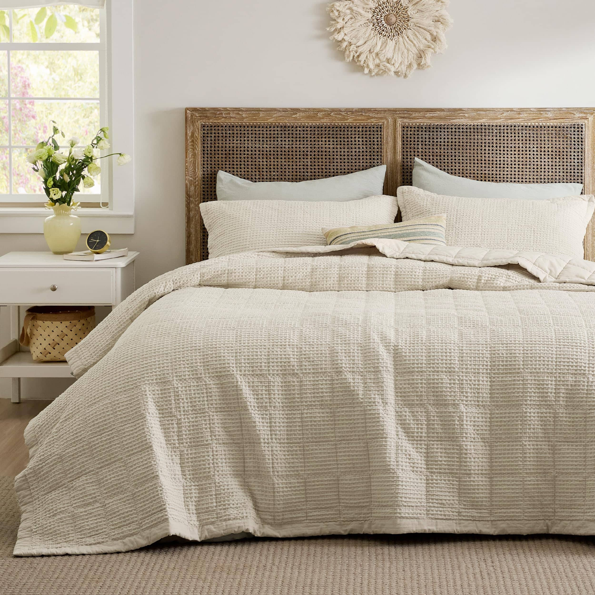Cotton Waffle Weave Quilt set | Bedsure