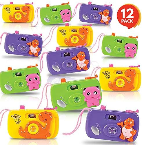 ArtCreativity Kids’ Camera Toy Set - Pack of 12 - Children’s Pretend Play Prop with Images in Viewfi | Amazon (US)