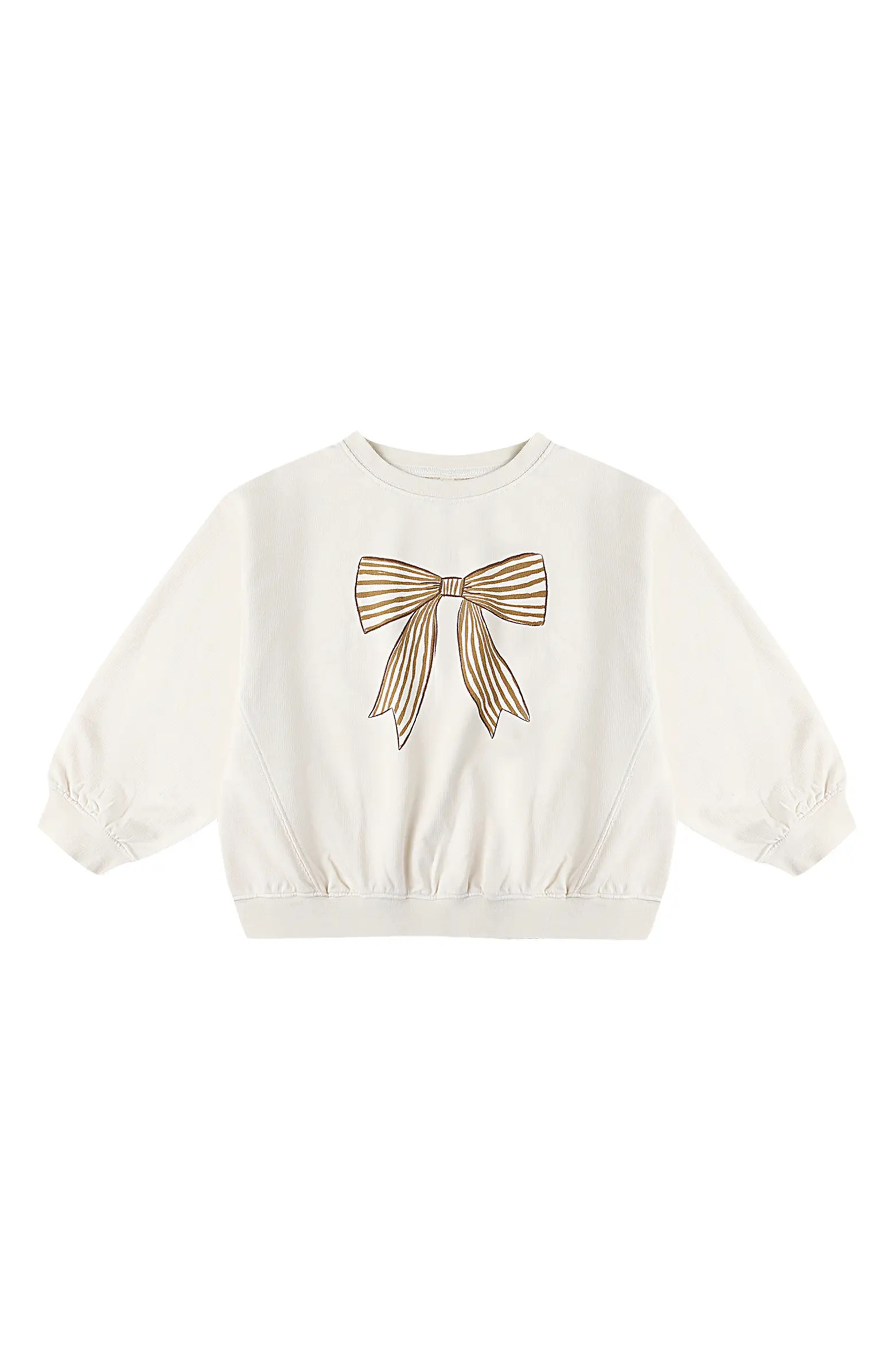 Rylee + Cru Bow Oversize Cotton Blend Graphic Sweatshirt | Nordstrom | Nordstrom