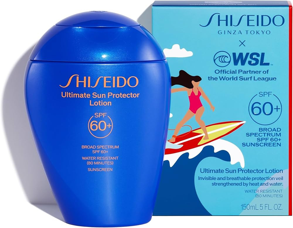 Shiseido Ultimate Sun Protector Lotion - Invisible Broad-Spectrum Sunscreen for Face & Body - Lig... | Amazon (US)