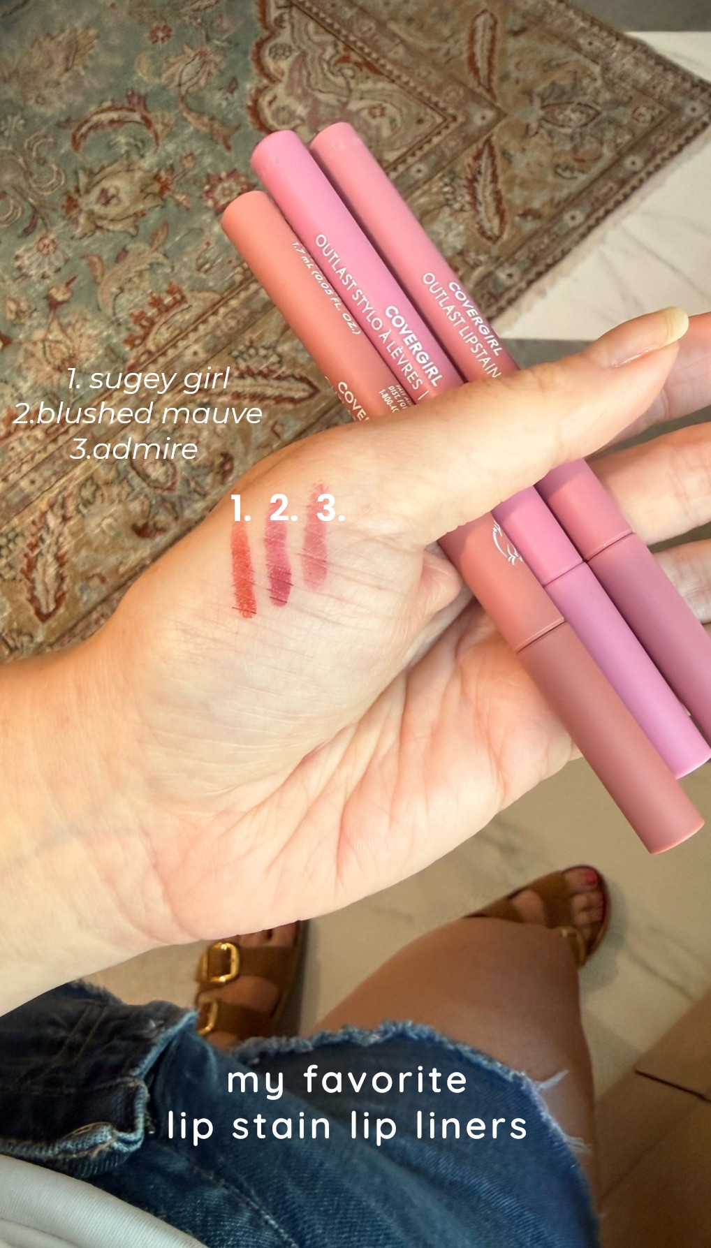 my favorite drugstore lip stain liners! i apply one of these once and then top with gloss to moisturize during the day

#LTKgrwm #LTKBeauty #LTKOver40