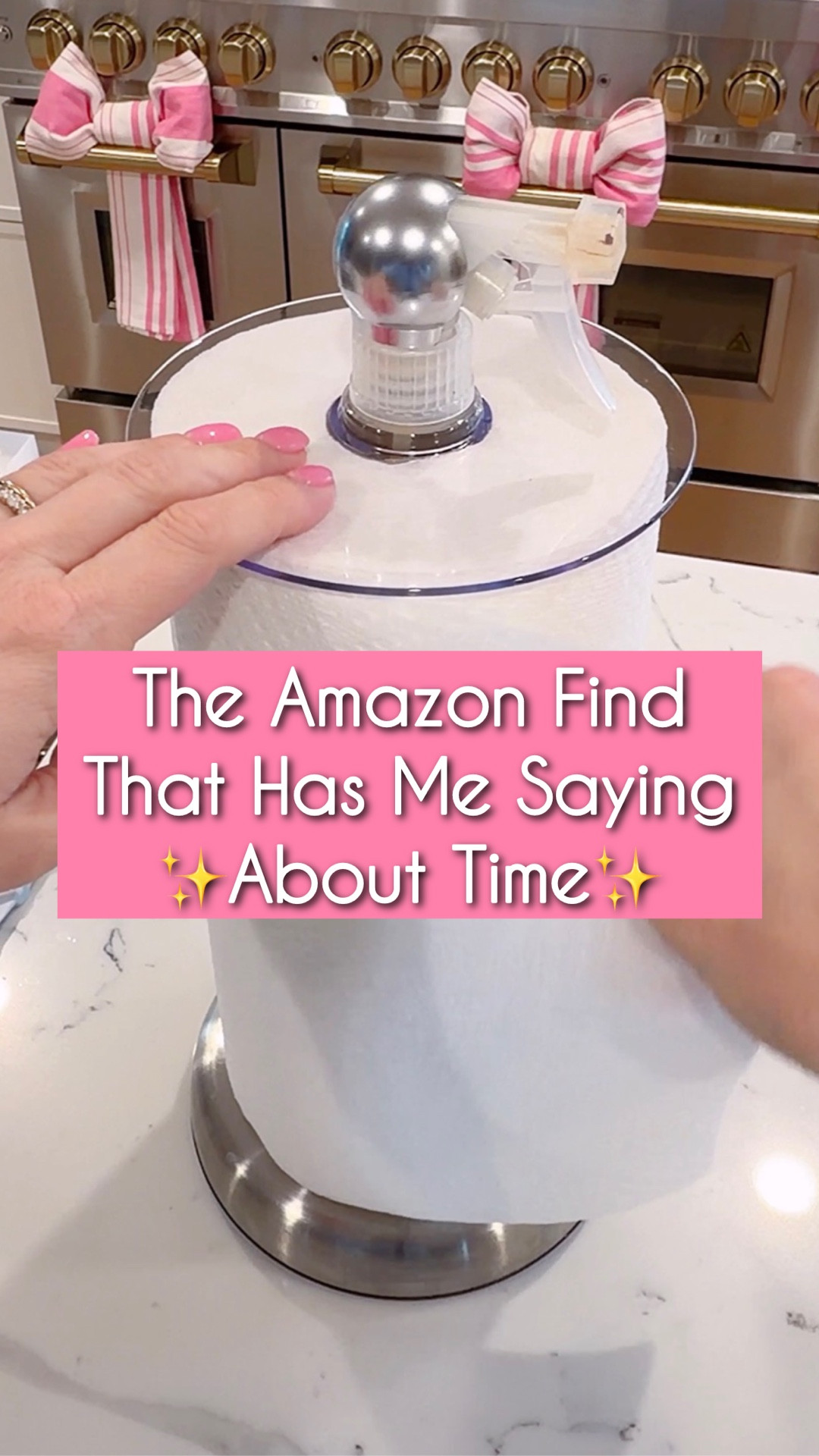 Everyday grime used to sit right on top of my paper towels or seep down into the roll. This little find keeps the whole thing clean and protected. Linked it for you.
#amazonfinds #kitchenessentials #cleaningfavorites #homeorganization #ltkhome #ltkfinds

#LTKmomlife #LTKSaleAlert #LTKHome