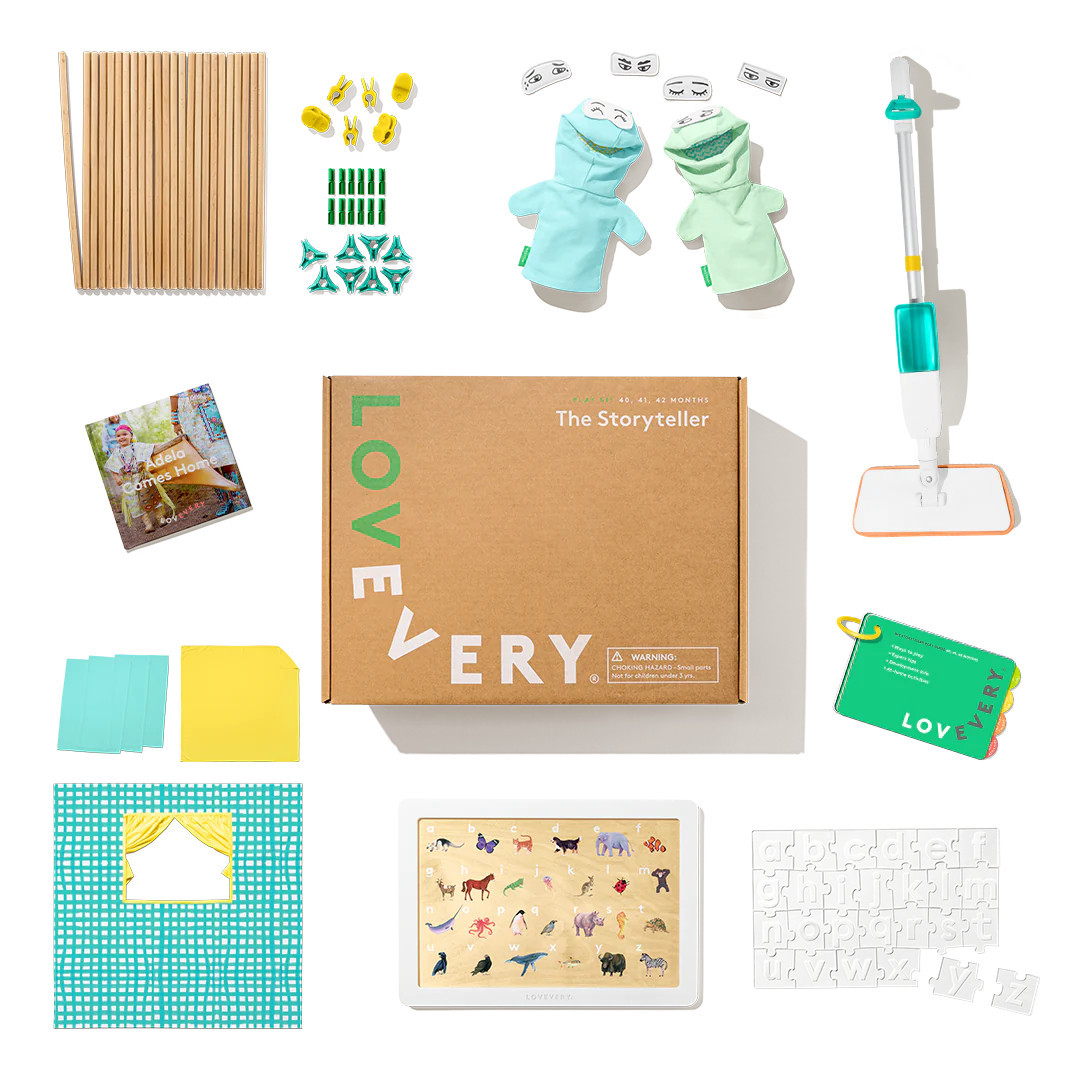 Lovevery Storyteller Play Kit - Toy Subscription For 3 Year Olds (Months 40-42) - The Play Kits By Lovevery | LOVEVERY
