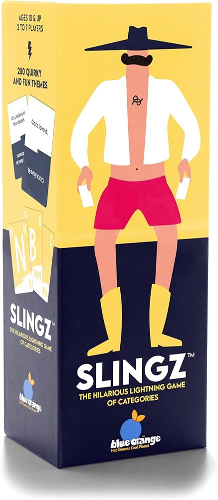 Blue Orange Slingz Games, Fast and Hilarious Word Card Party Game of Categories for Ages 10 & Up,... | Amazon (US)