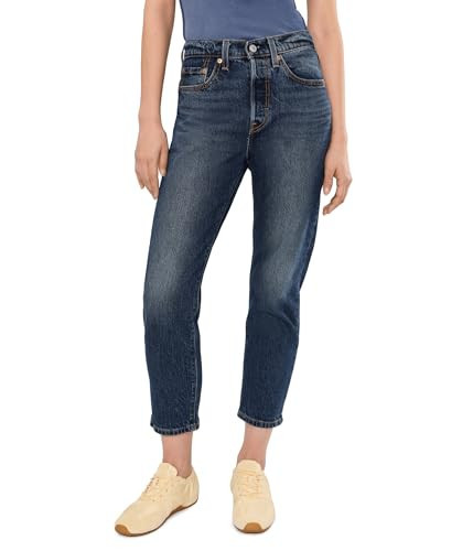 Levi's Women's 501 Crop Jeans, (New) Believe Not (Shrink-to-fit - Stretch), 24, Standard | Amazon (US)