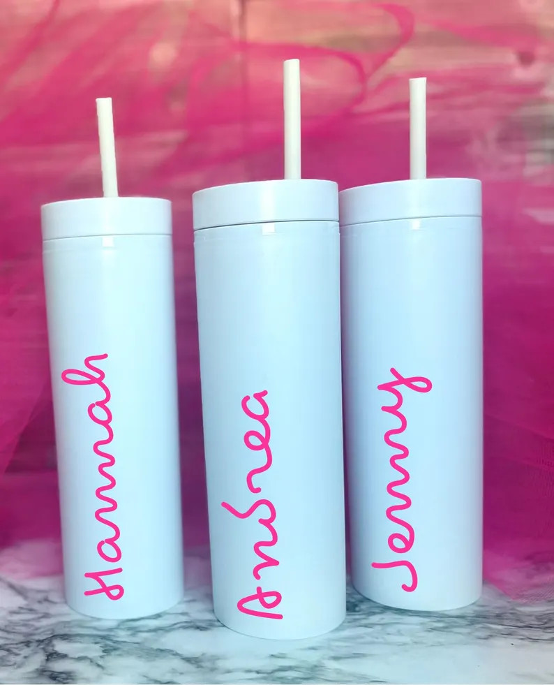 Personalized White Island Tumbler With Straw, 16oz Acrylic Vacation Love Villa Cup - Etsy | Etsy (Global)