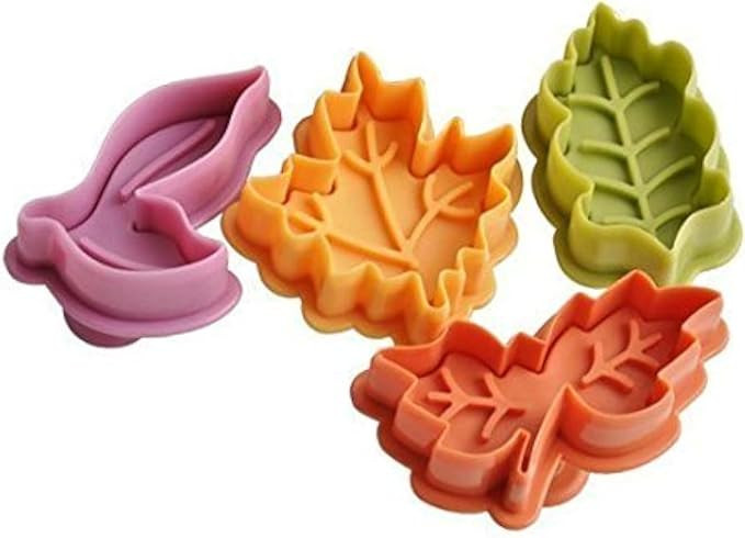 Cake Leaves Baking Pie Crust Cutters Mold Cookie Cutters, Pastry/Fondant Stampers/Apple Pie for T... | Amazon (US)