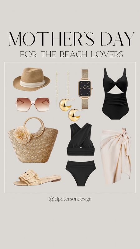 Fedora
Bikini wrap
Swimsuit
Sunglasses 
Watch
Sandals
Tote
Fashion
Earrings 

#LTKswim #LTKunder50 #LTKunder100