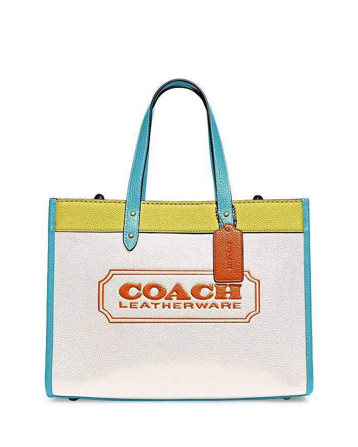 Field Small Color Blocked Leather Tote | Bloomingdale's (US)