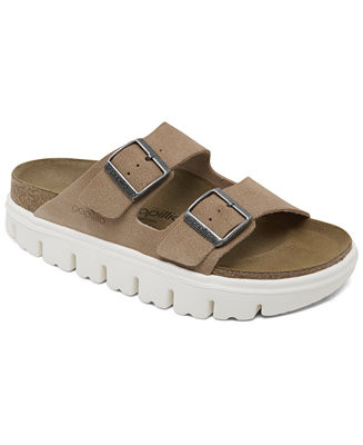 Papillio by Birkenstock Women's Arizona Chunky Suede Leather Platform Sandals from Finish Line - ... | Macy's