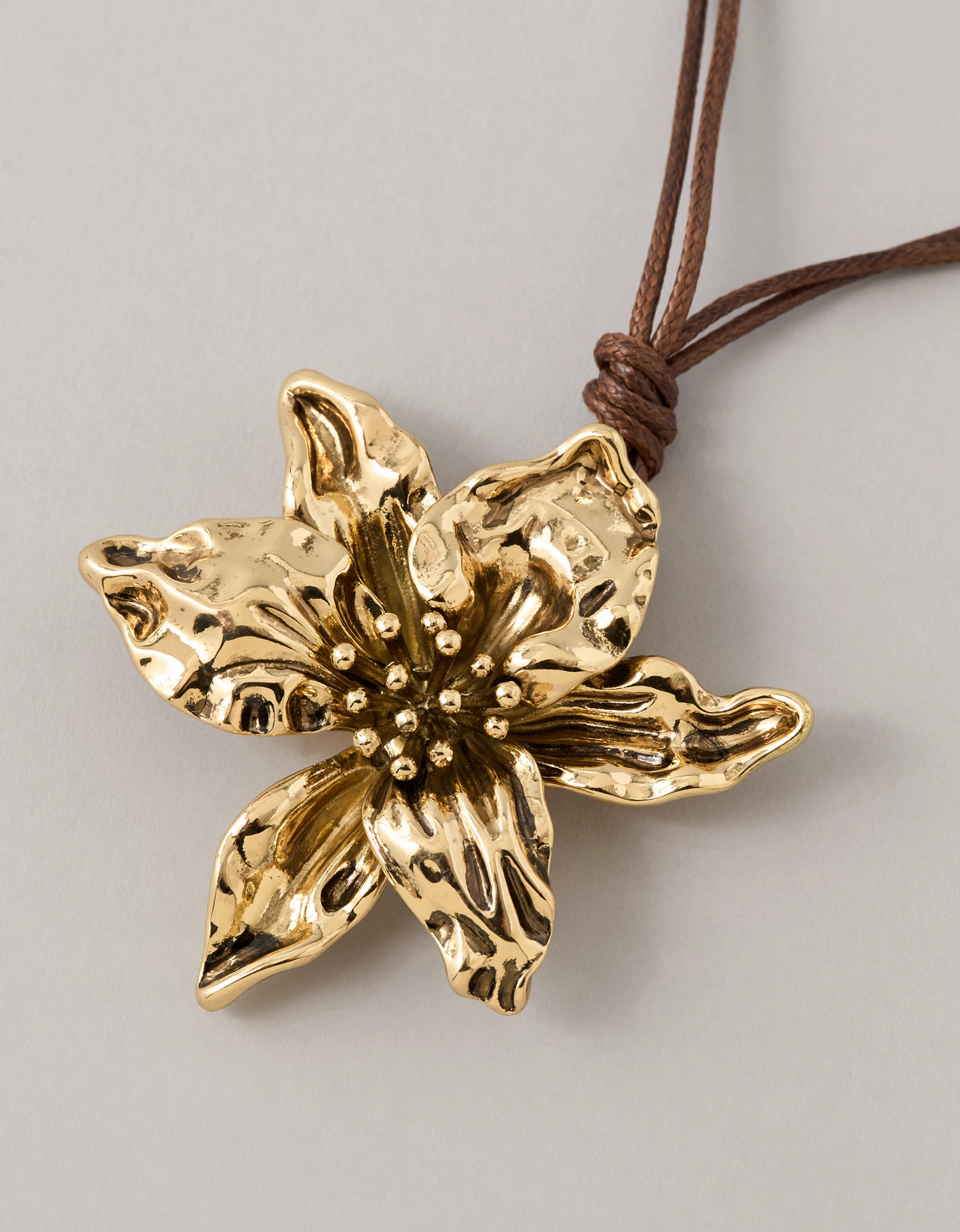 AE Boho Hibiscus Necklace | American Eagle Outfitters (US & CA)