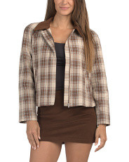 Classic Collar Plaid Jacket | Women | Marshalls | Marshalls