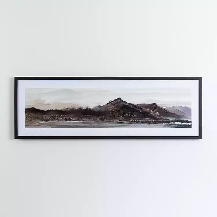 Neutral Landscape Foil Framed Wall Art | Kirkland's Home