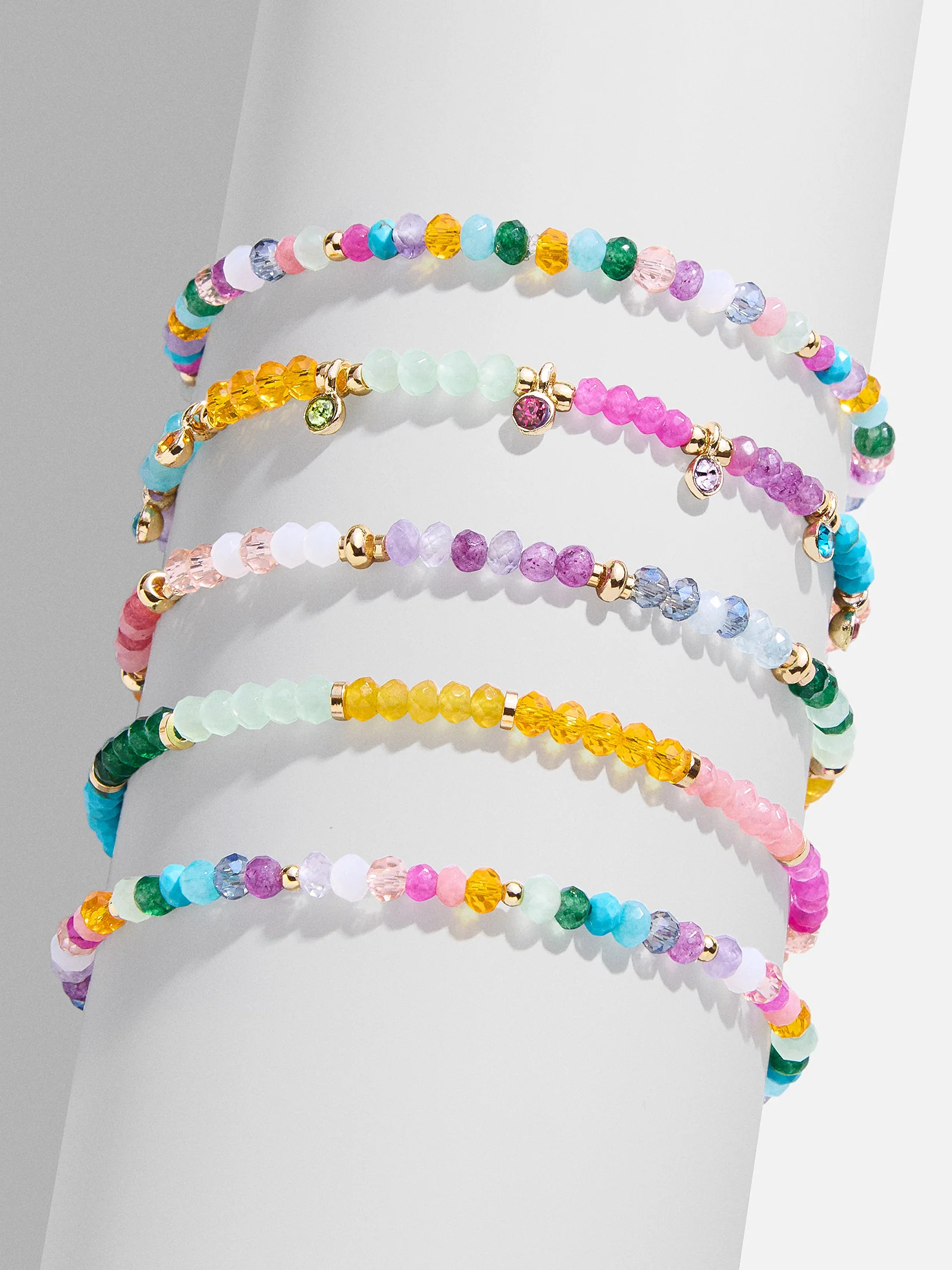 Indya Semi-Precious Bracelet Set - Multi | BaubleBar (US)