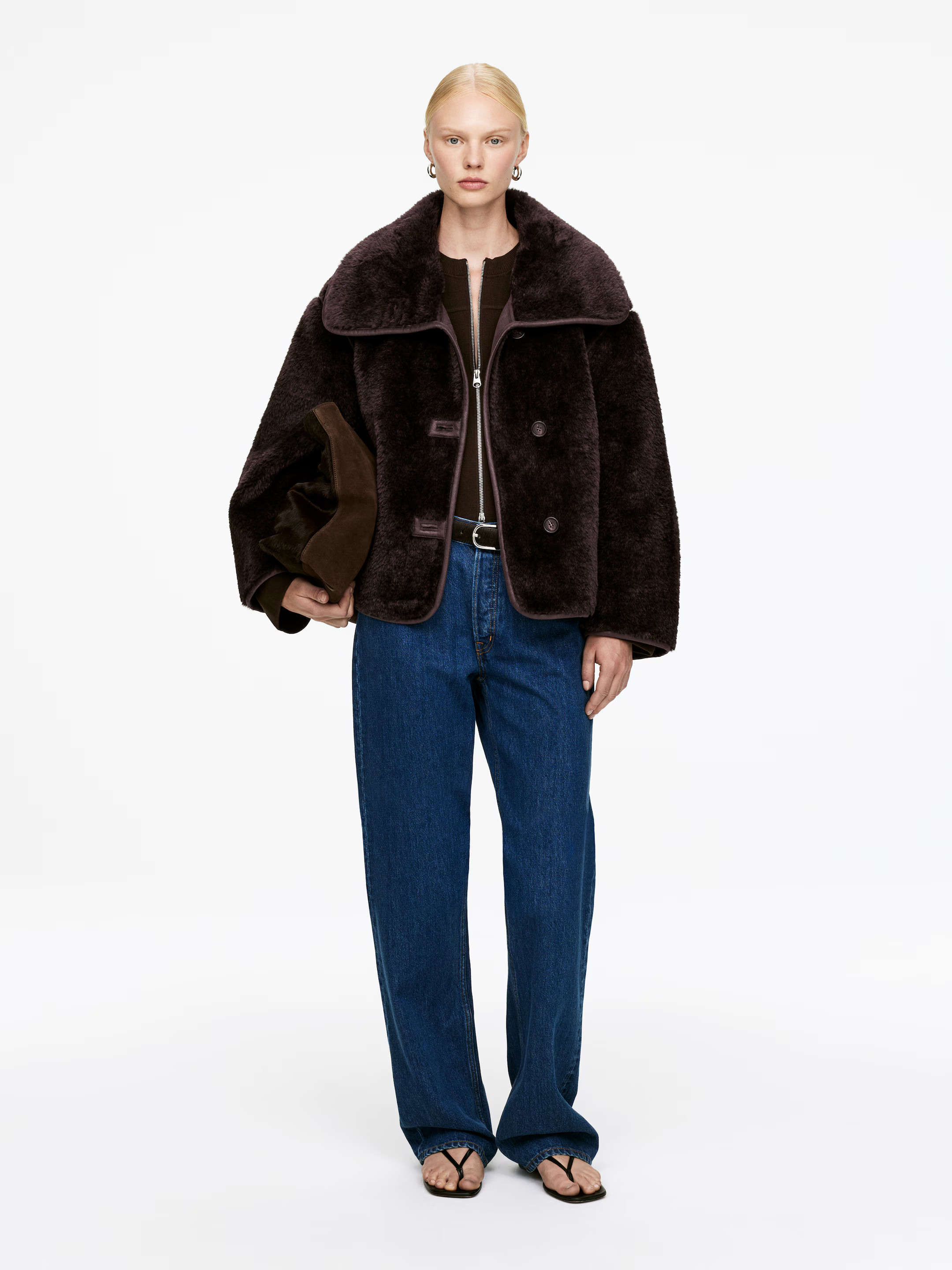 Short Pile Jacket | H&M (UK, MY, IN, SG, PH, TW, HK)