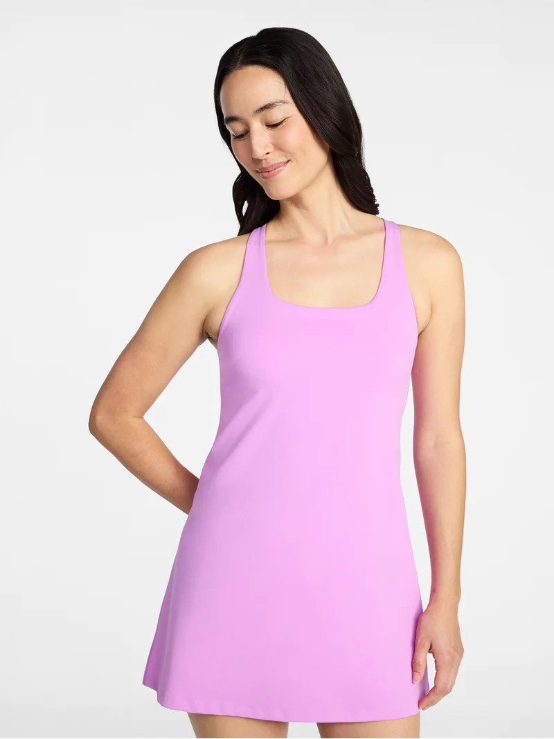 Avia Women's Strappy Knot Back Active Tennis Dress, Sizes XS-XXXL | Walmart (US)