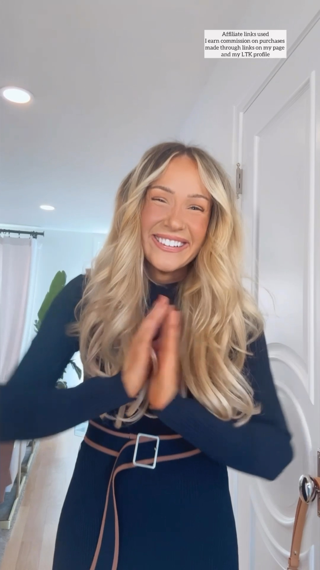 Winter outfit 

Sweater dress and camel knee high boots
Camel tailored coat 
Classy style 