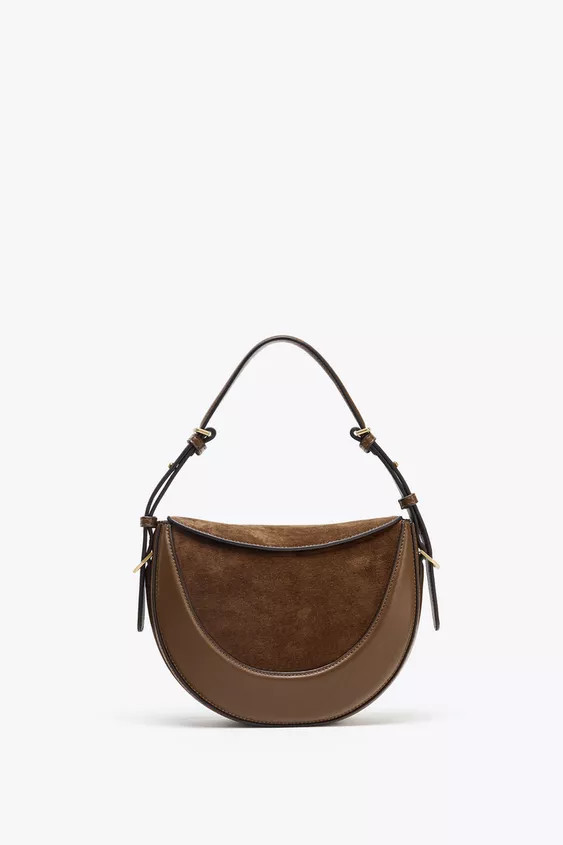 LEATHER FLAP CROSSBODY BAG | Zara US