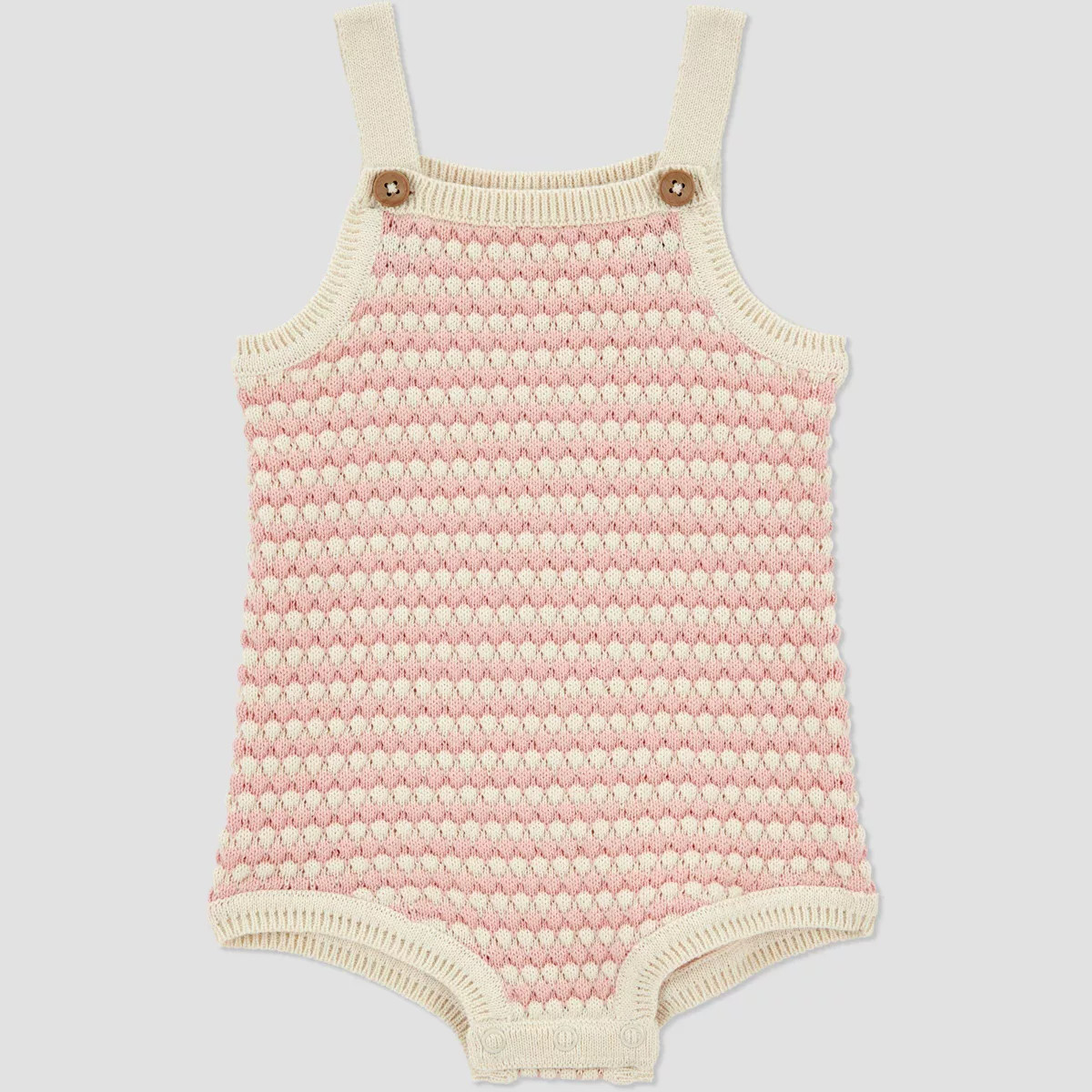 Carter's Just One You®️ Baby Girls' Striped Romper - Pink | Target