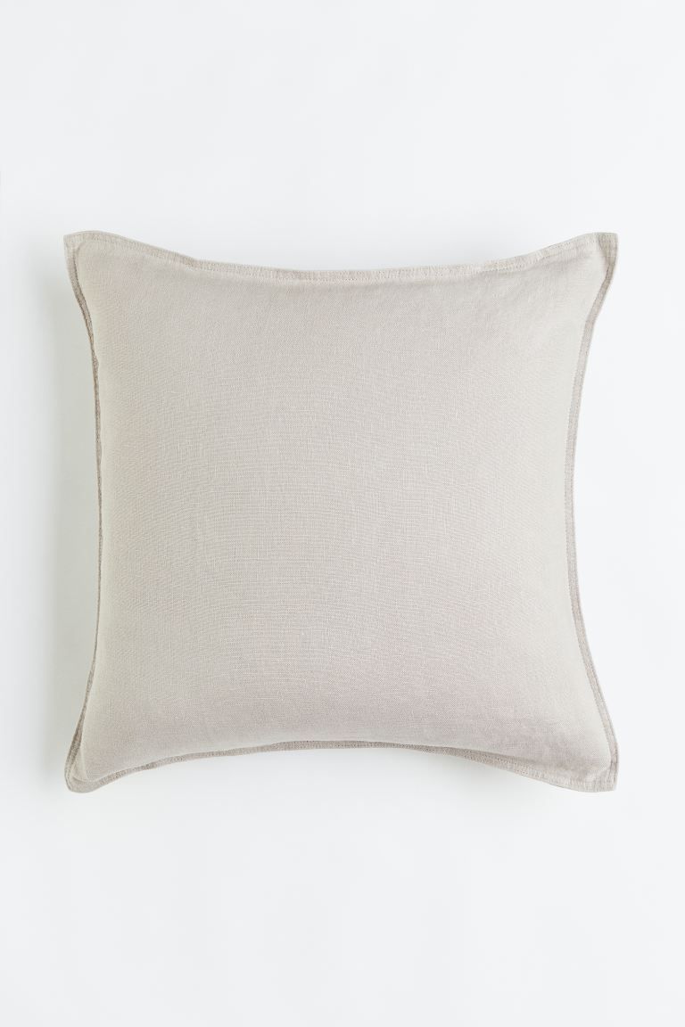 Washed Linen Cushion Cover | H&M (US + CA)