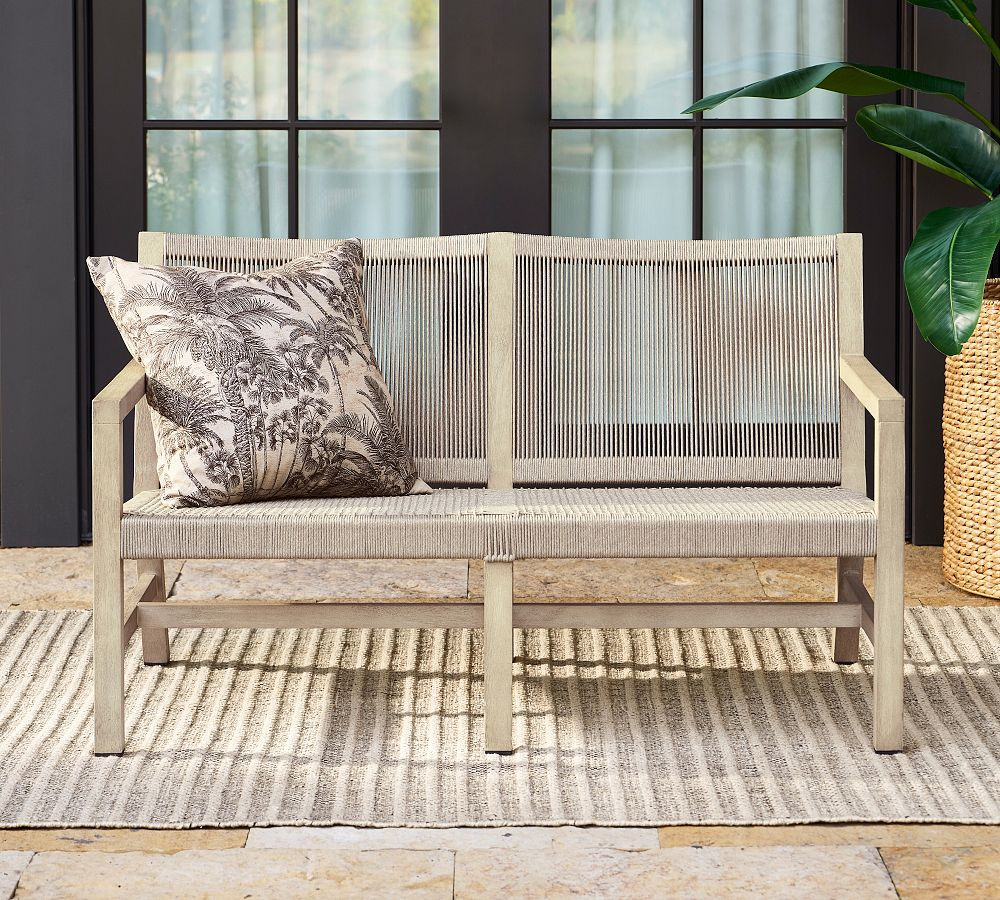 Indio Coastal Outdoor Loveseat (52") | Pottery Barn (US)