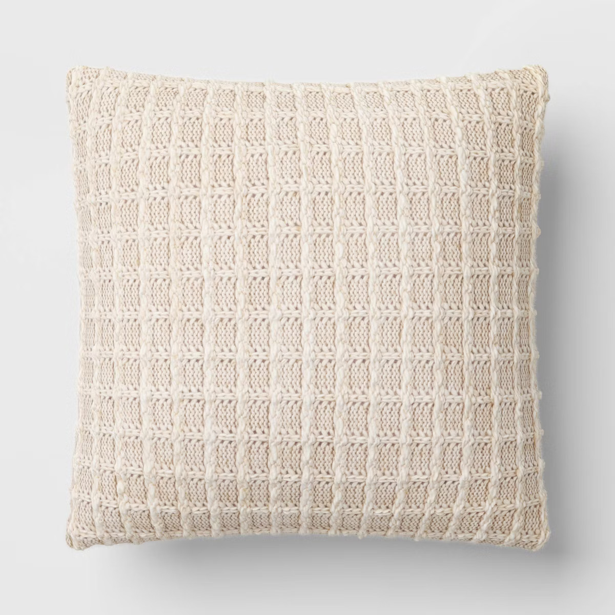 Oversized Marled Knit Square Throw Pillow - Threshold™ | Target