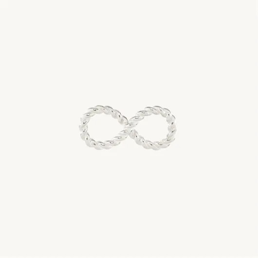Love Knot Silver Infinity Charm | Catbird