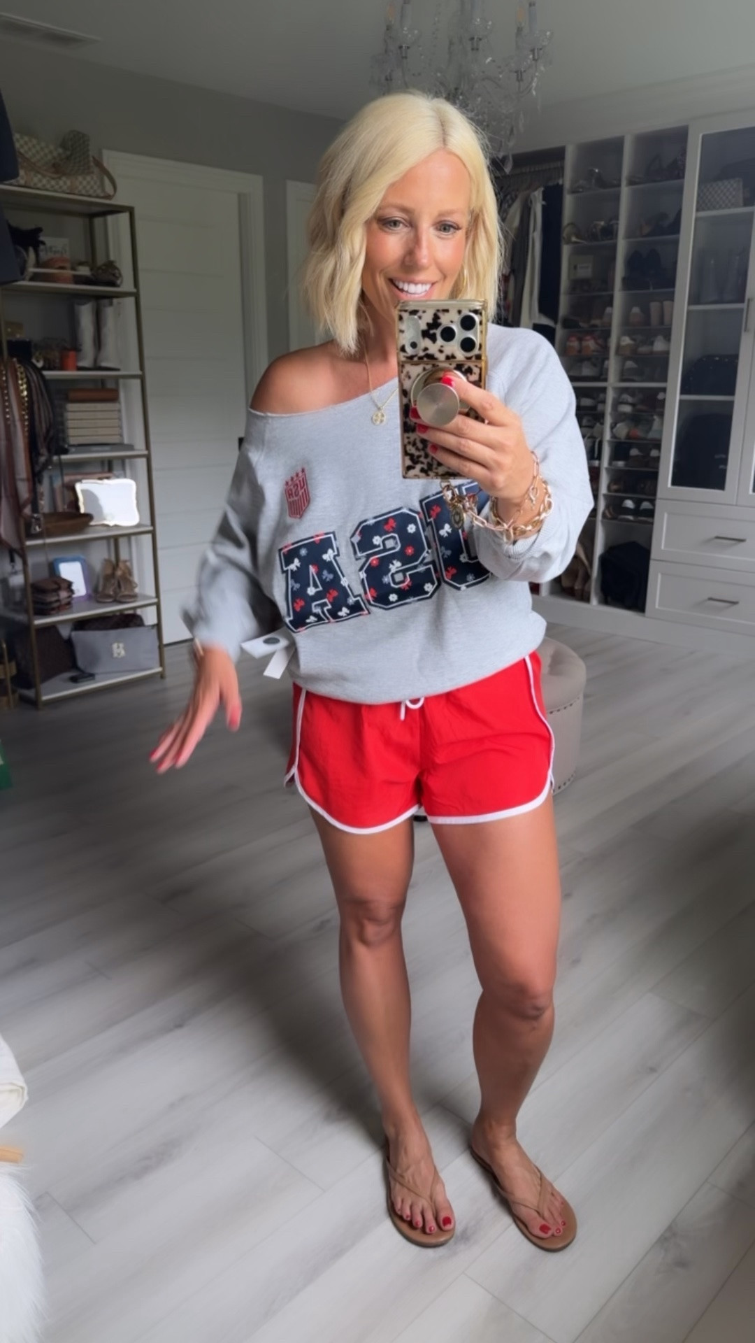 Top medium but would prefer small.
Shorts small.

#LTKSaleAlert #LTKootd #LTKmomlife