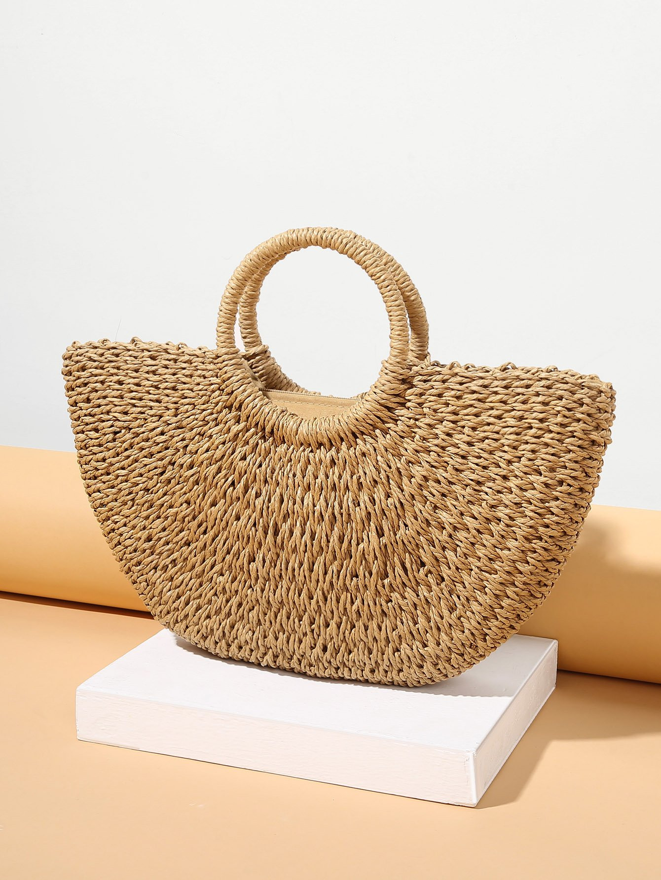 Woven Design Tote Bag | SHEIN