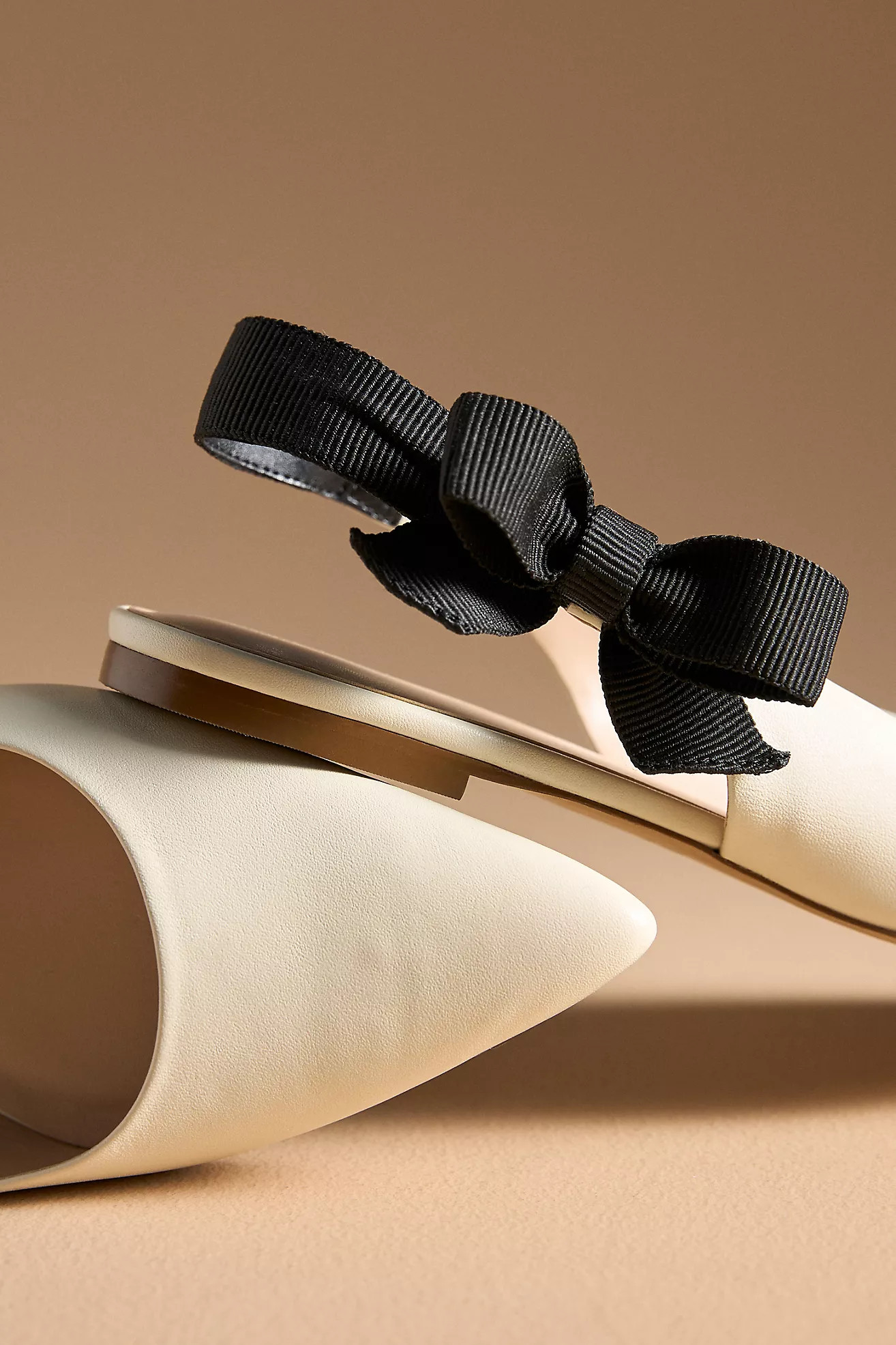 Maeve Side-Bow Slingback Flats | Anthropologie (US)