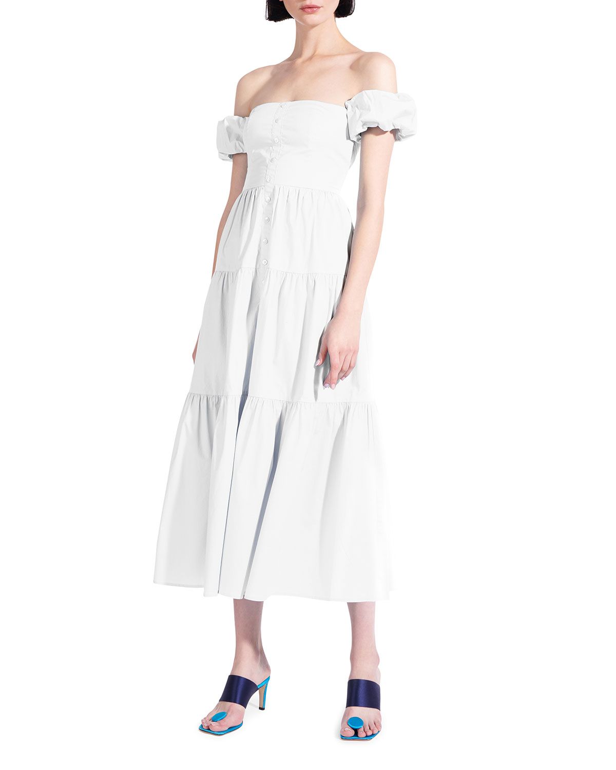 Elio Off-Shoulder Dress | Neiman Marcus