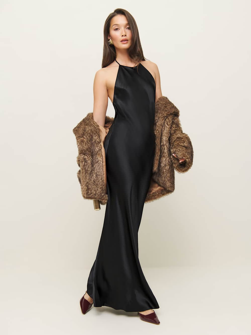 Petites Jeany Silk Dress | Reformation (Global)