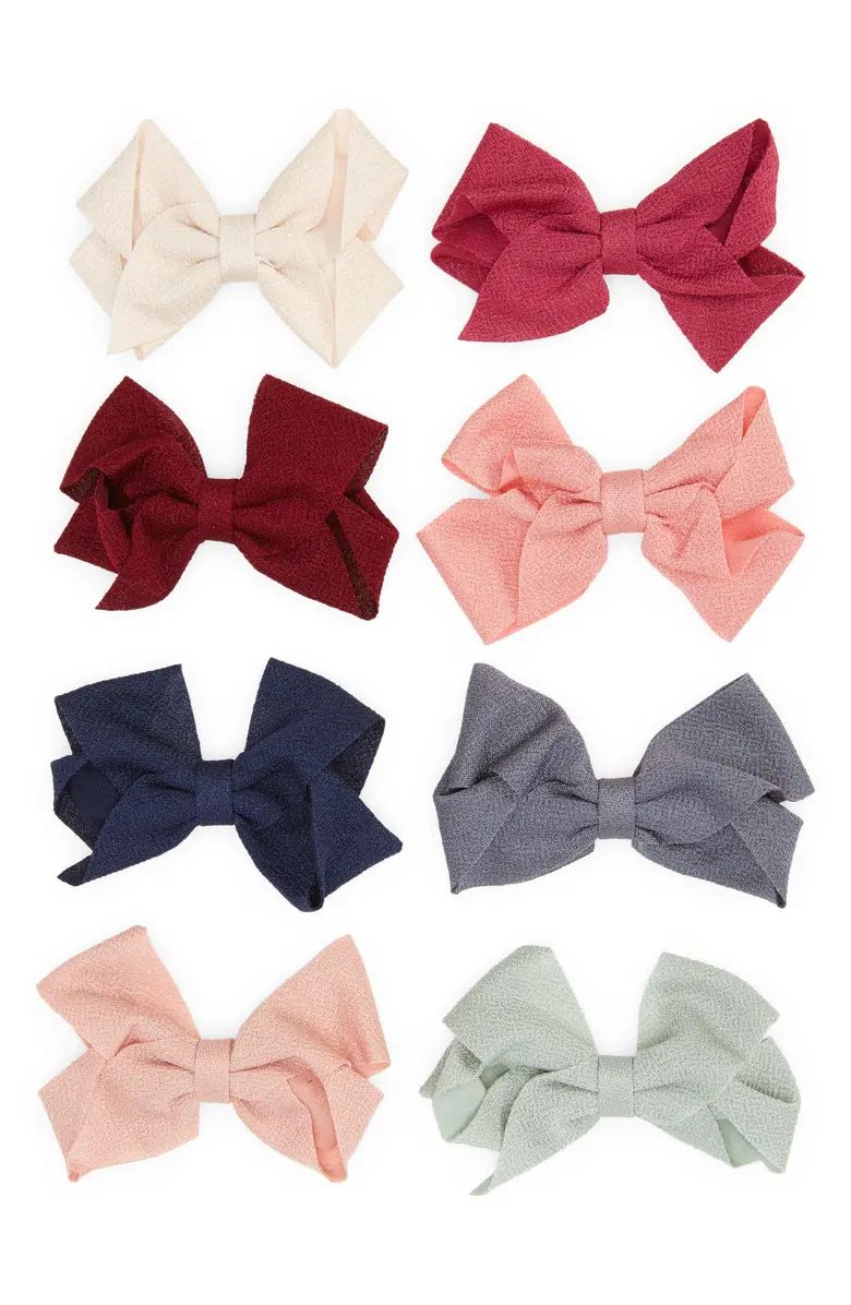 Capelli New York 8-Pack Bow Hair Clips | Nordstrom | Nordstrom